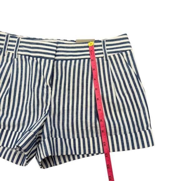 Express Blue and White Striped Shorts NWT - Picture 3 of 6